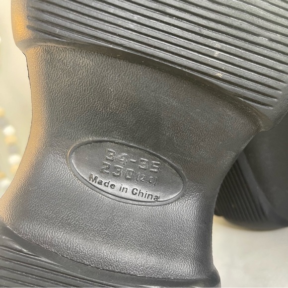 Platform Lined Clogs Cozy Plush Non-Slip Indoor/Outdoor size 34-35 US 6 - Picture 10 of 10